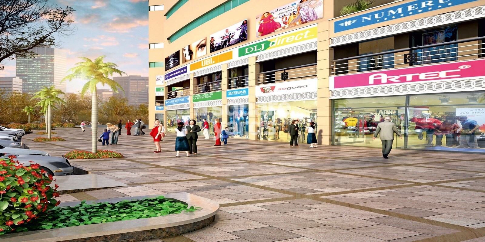Gaur City Arcade residential project in Sector 16C Greater Noida