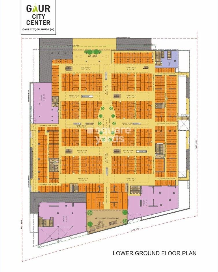 Gaur City Center Floor Plans 1