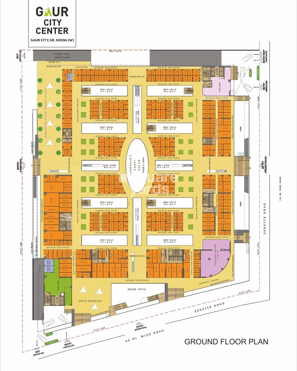 Gaur City Center Floor Plans 2
