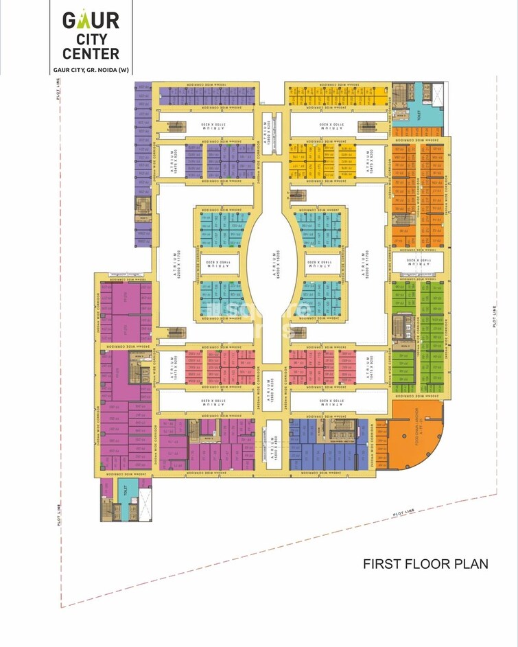 Gaur City Center Floor Plans 3
