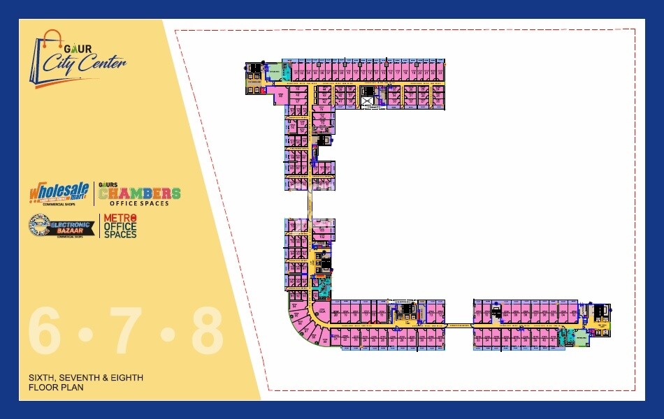 Gaur City Center Floor Plans 8