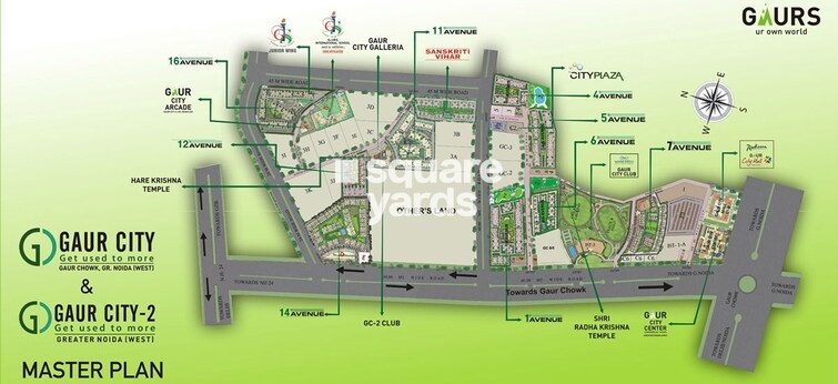 Gaur City Mall Master Plan Image