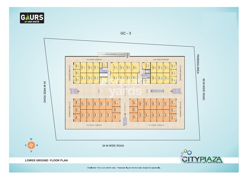 Gaur City Plaza Floor Plans 1