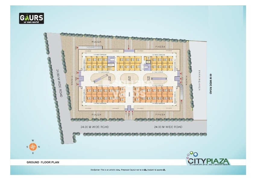 Gaur City Plaza Floor Plans 2