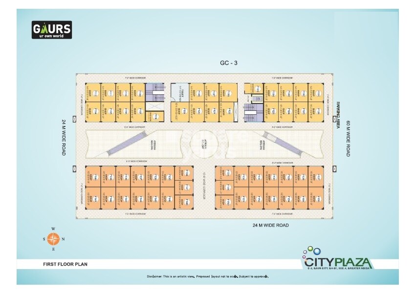 Gaur City Plaza Floor Plans 3