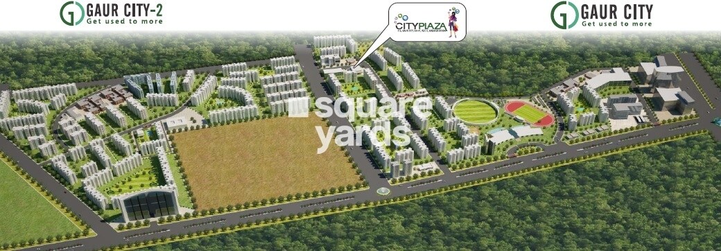 Gaur City Plaza Tower View 1