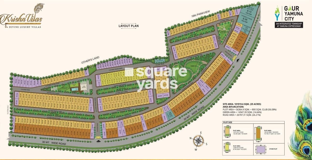 Gaur Krishnvilas 3rd Parkview Villas Master Plan 1