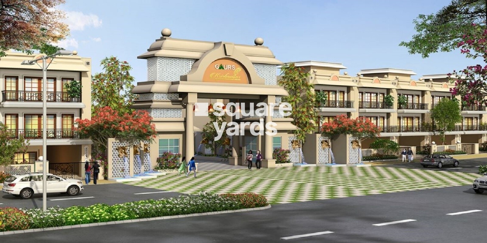 Gaur Krishnvilas 3rd Parkview Villas residential project in Gaur Yamuna City