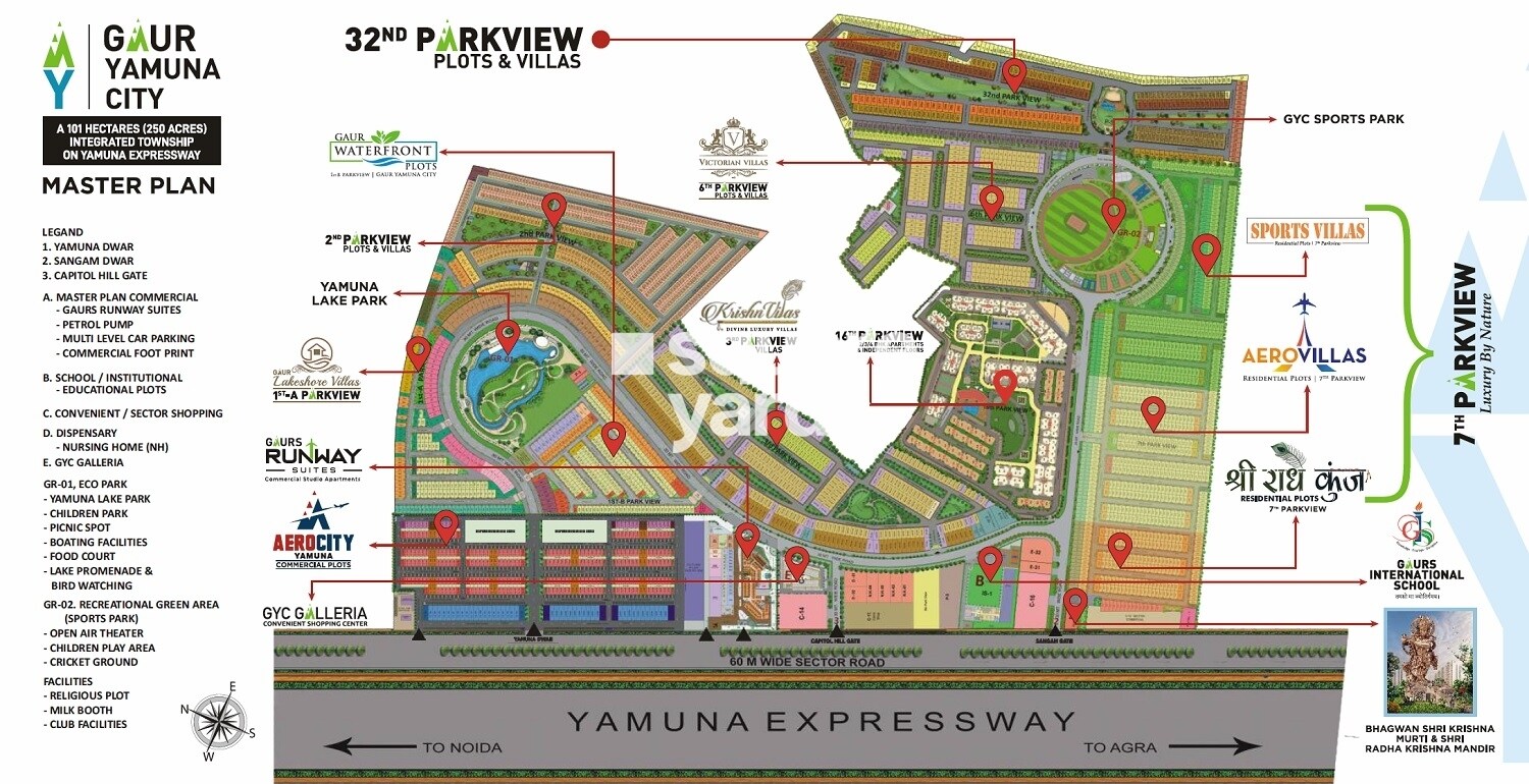 Gaur Krishnvilas 3rd Parkview Villas Master Plan 2