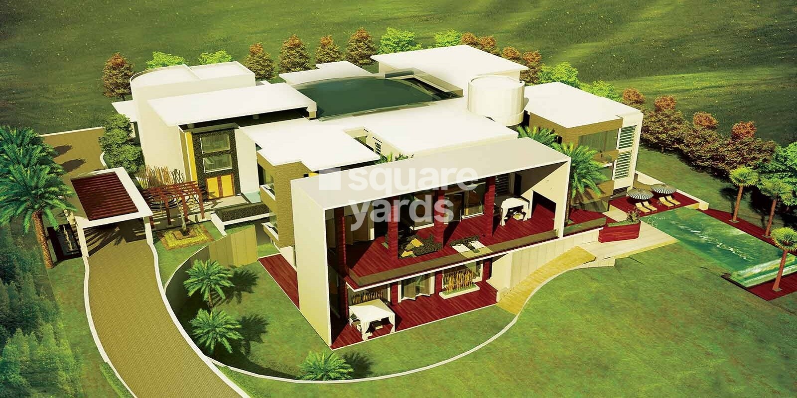 Gaur Mulberry Mansions Tower View 4