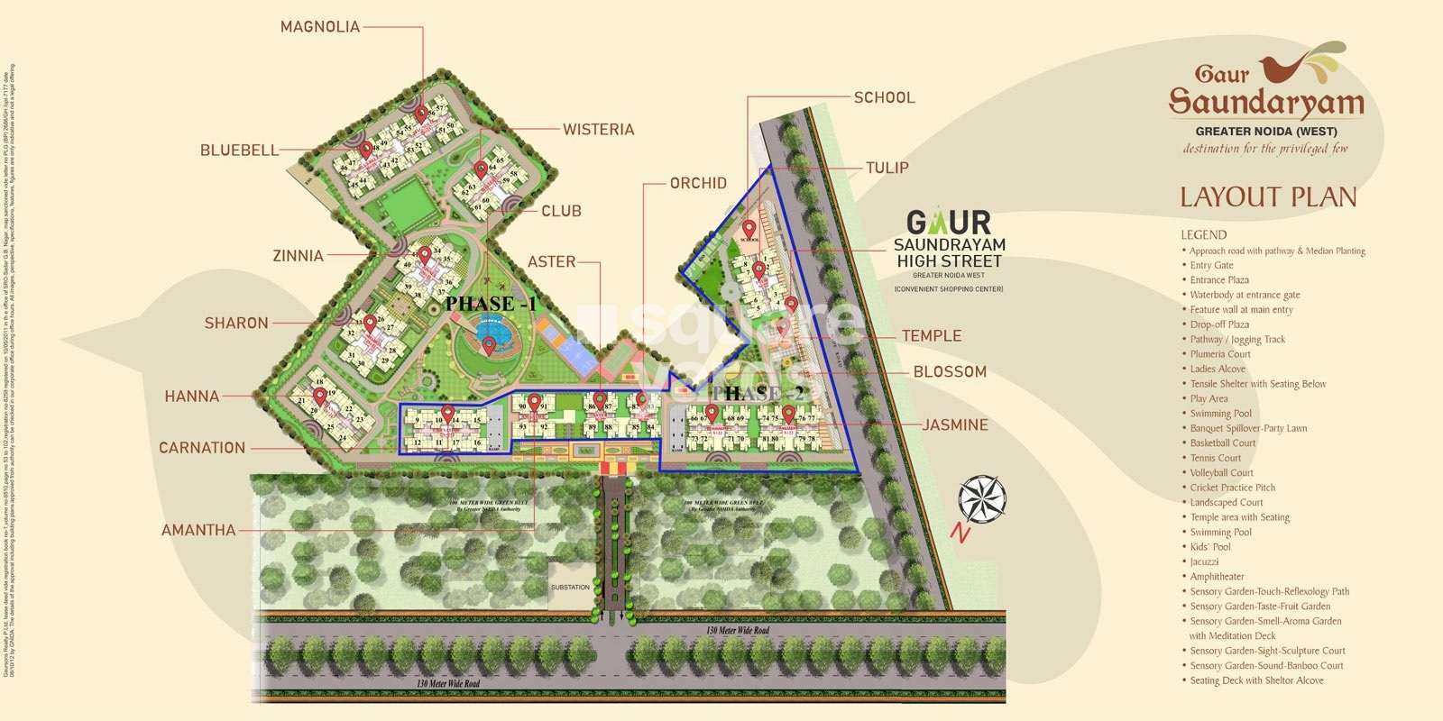 gaur saundaryam phase ii project master plan image1