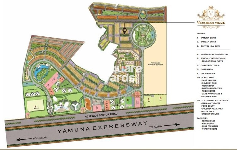 Gaur Victorian Villas 6th Parkview Master Plan Image