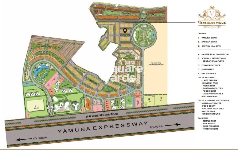 Gaur Victorian Villas 6th Parkview Master Plan Image