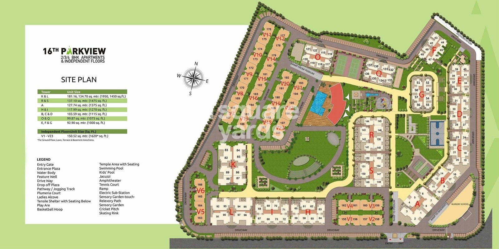 Gaur Yamuna City 16th Park View Master Plan 1