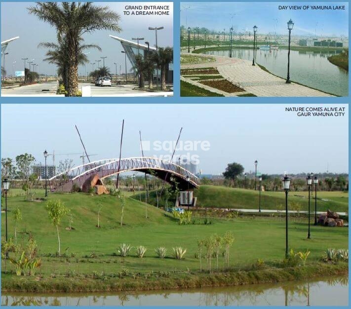 Gaur Yamuna City 32nd Park View Entrance View