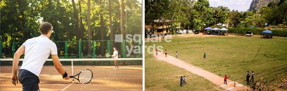 gaur yamuna city 6th park view sports facilities image1