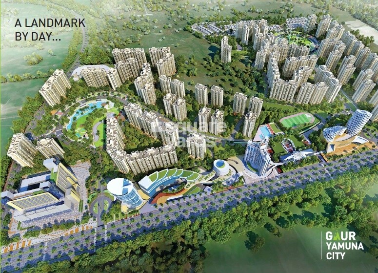 Gaur Yamuna City Tower View
