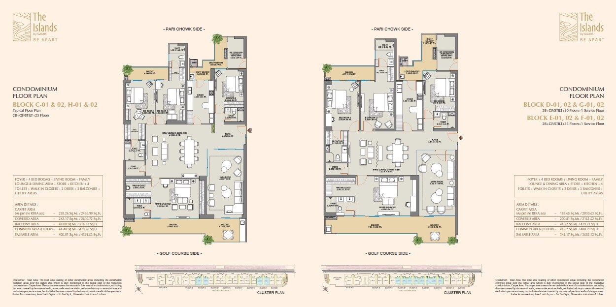 Gaurs The Islands Floor Plans 2