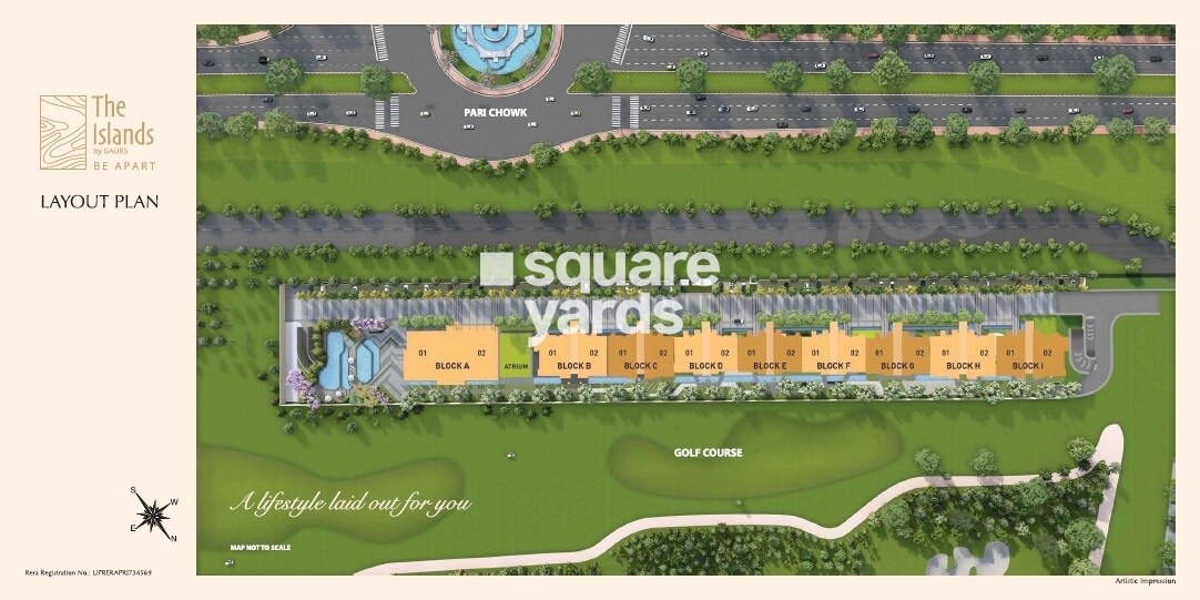 Gaurs The Islands Master Plan Image