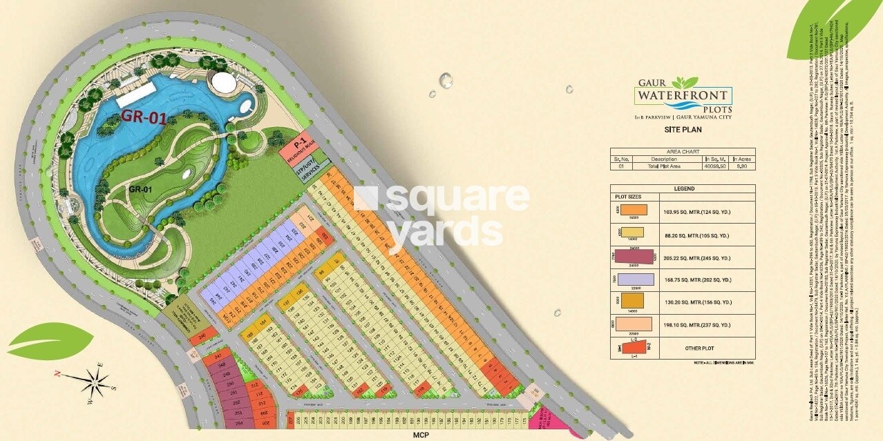 Gaursons 1st B Park View Master Plan 1