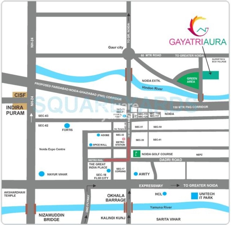 Gayatri Aura Location Image