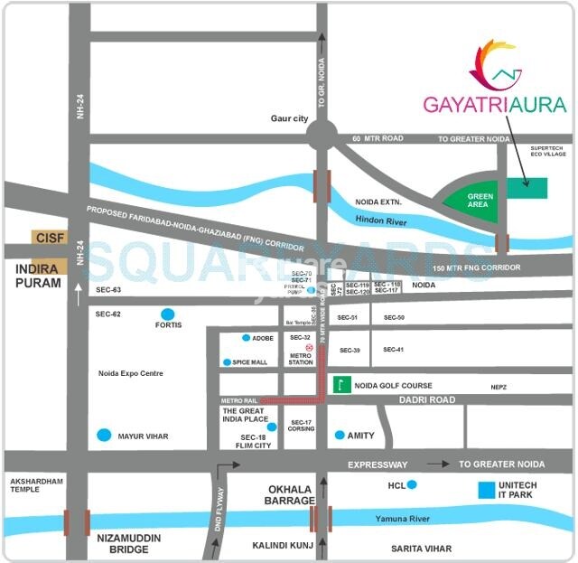 Gayatri Aura Location Image