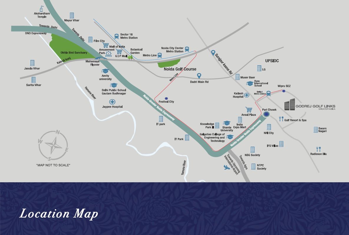 Godrej Crown Residences Location Image
