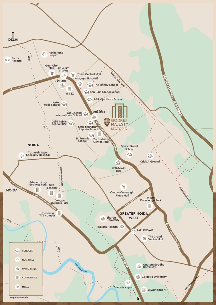 Godrej Majesty Location Image