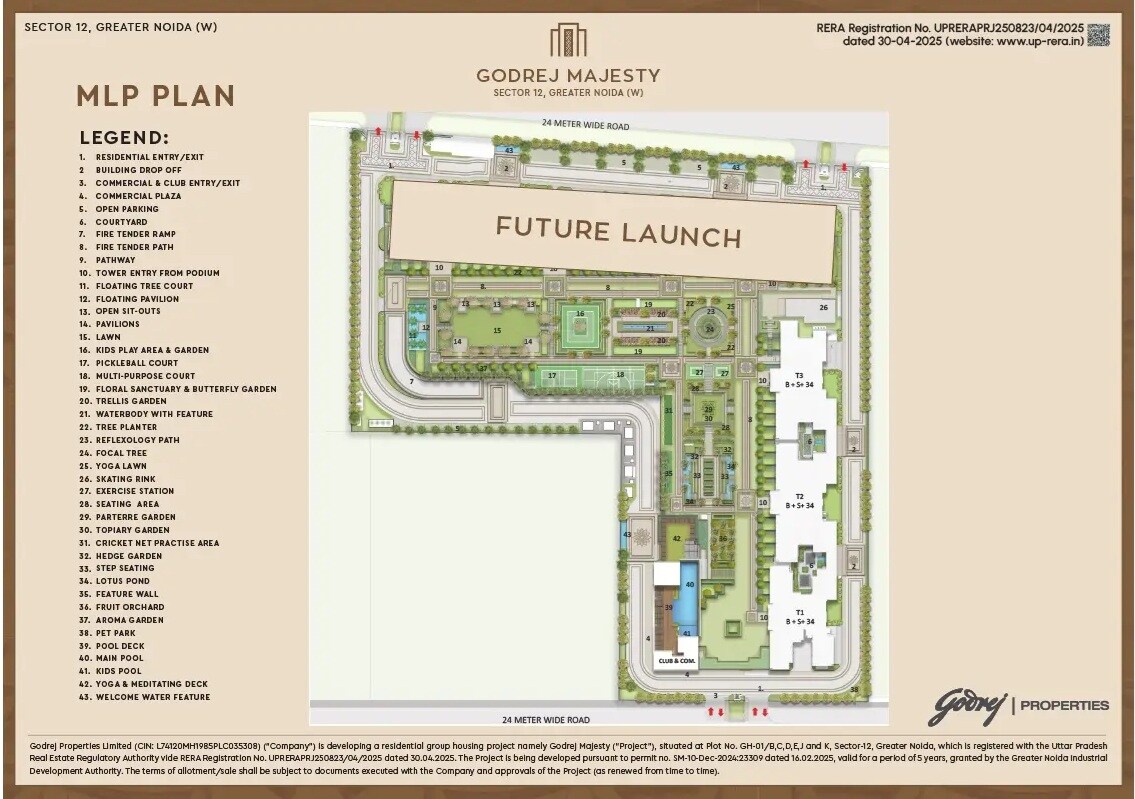 Godrej Majesty Master Plan 1