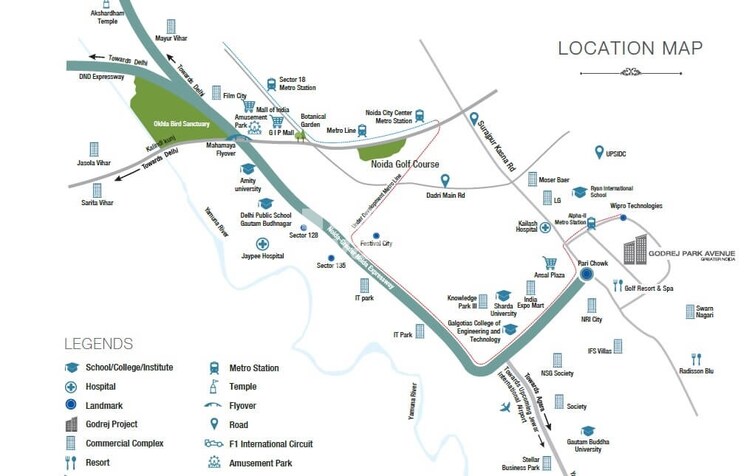 Godrej Park Avenue Location Image