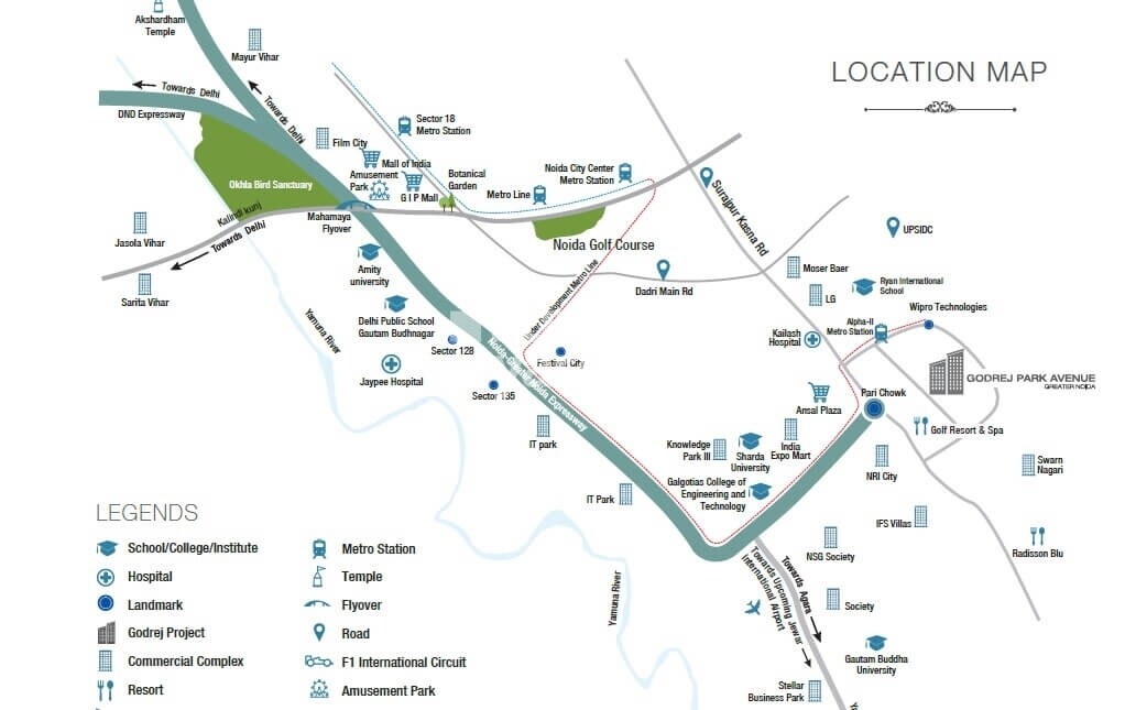 Godrej Park Avenue Location Image