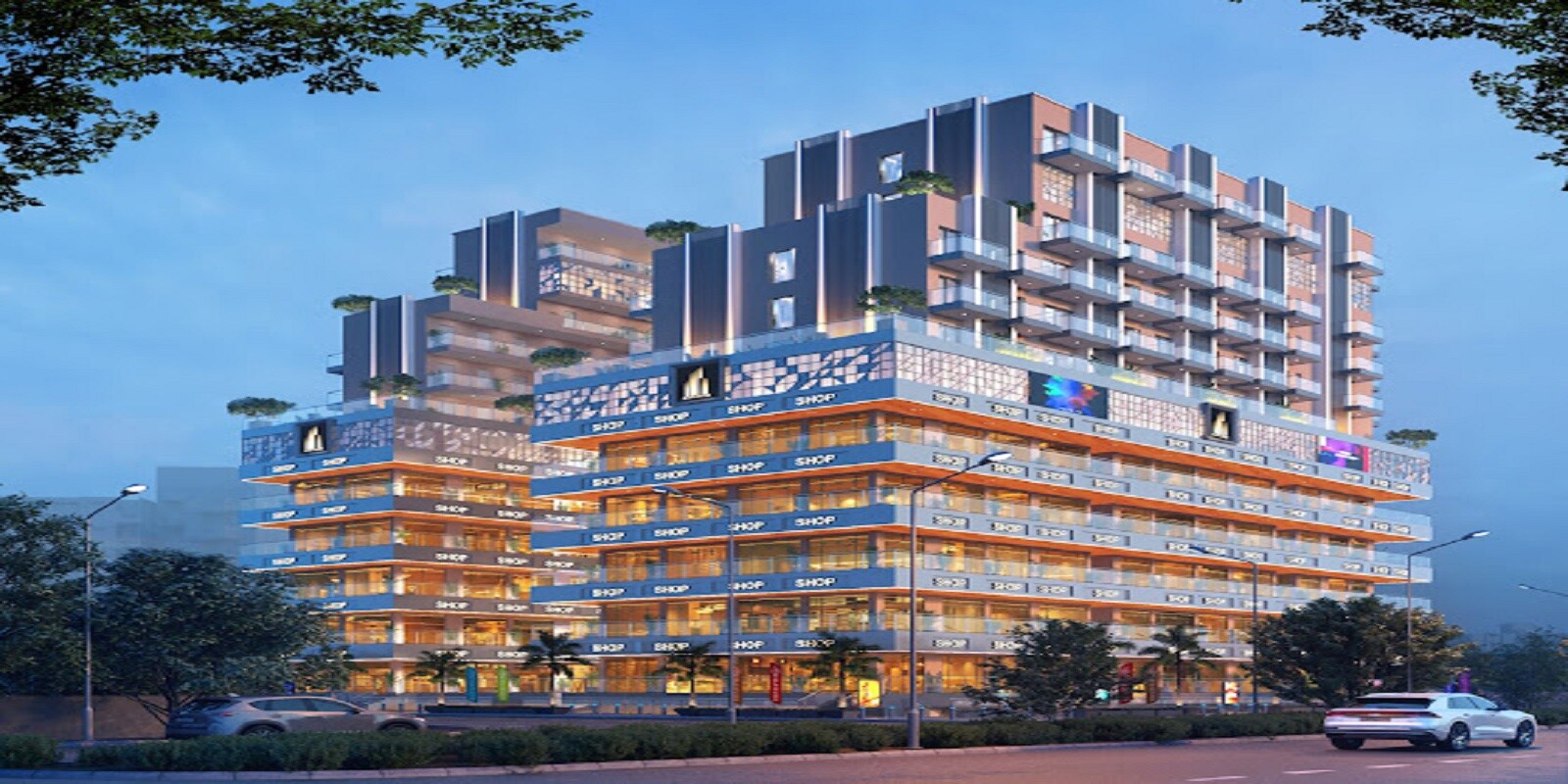 Govinda Pi City Center residential project in Pi I and II Greater Noida