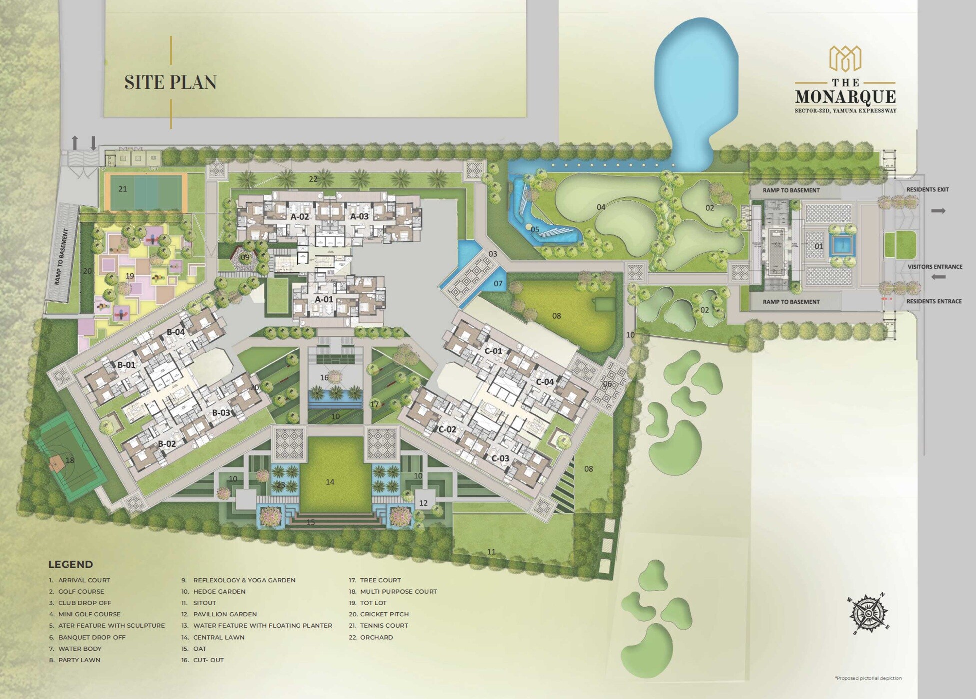 Greenbay The Monarque Master Plan Image