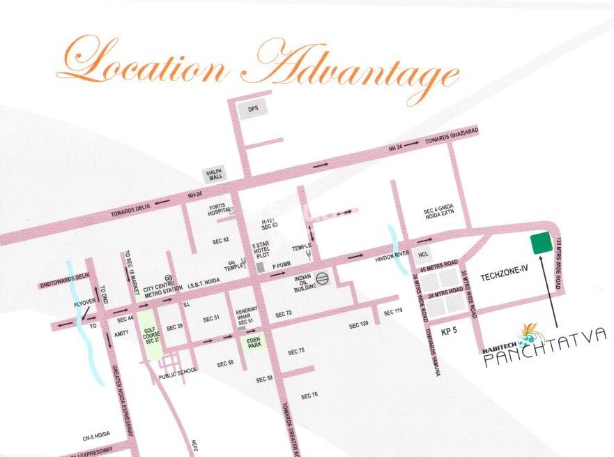 Habitech Panch Tatva Location Image