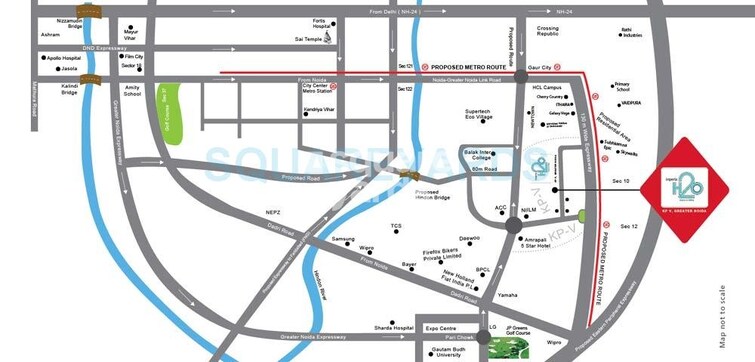 Imperia H2O Residency Location Image