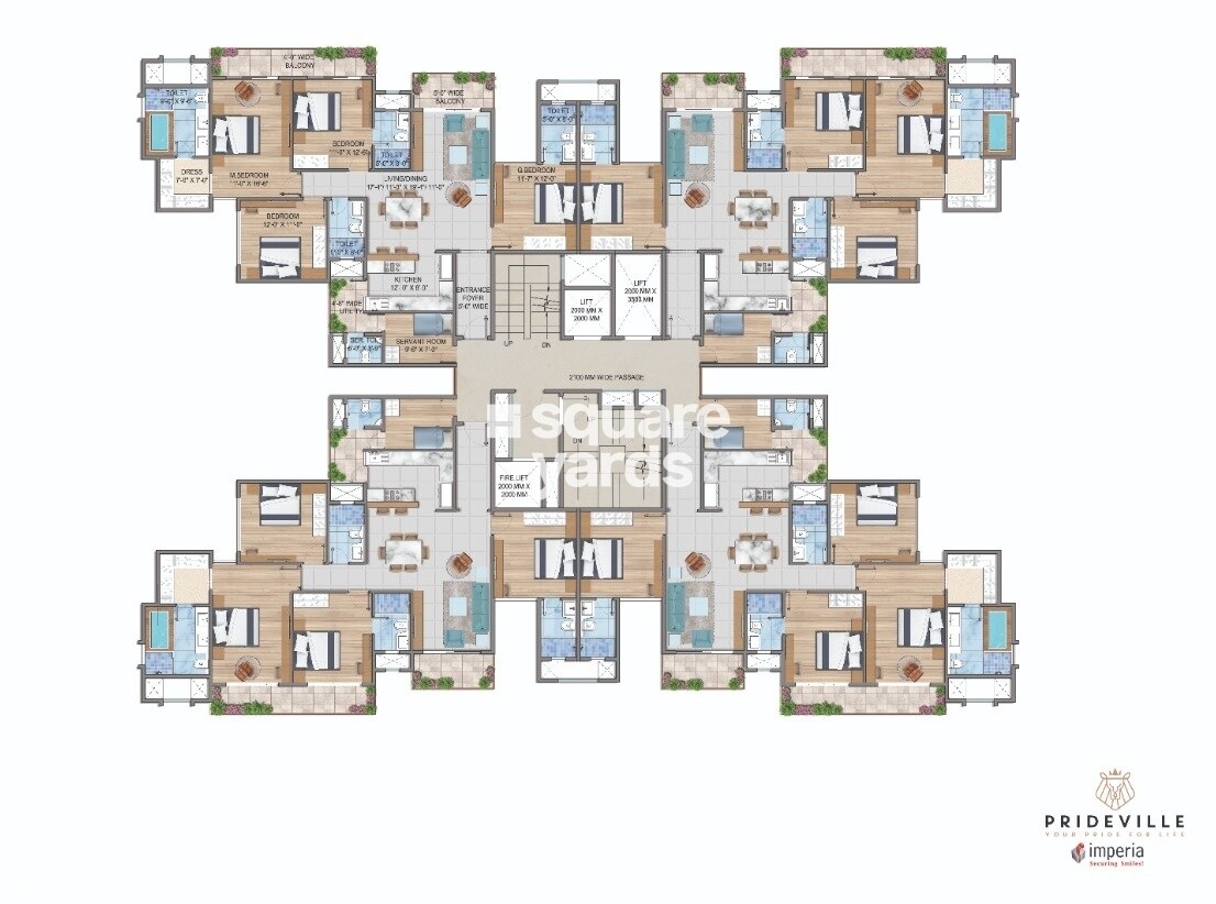 Imperia Prideville Floor Plans