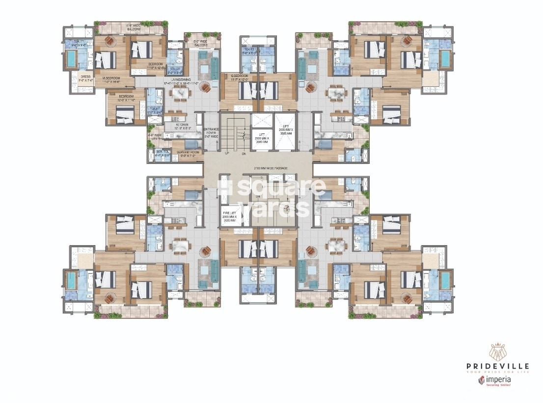 Imperia Prideville Floor Plans