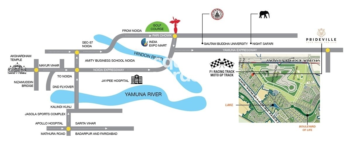 Imperia Prideville Location Image