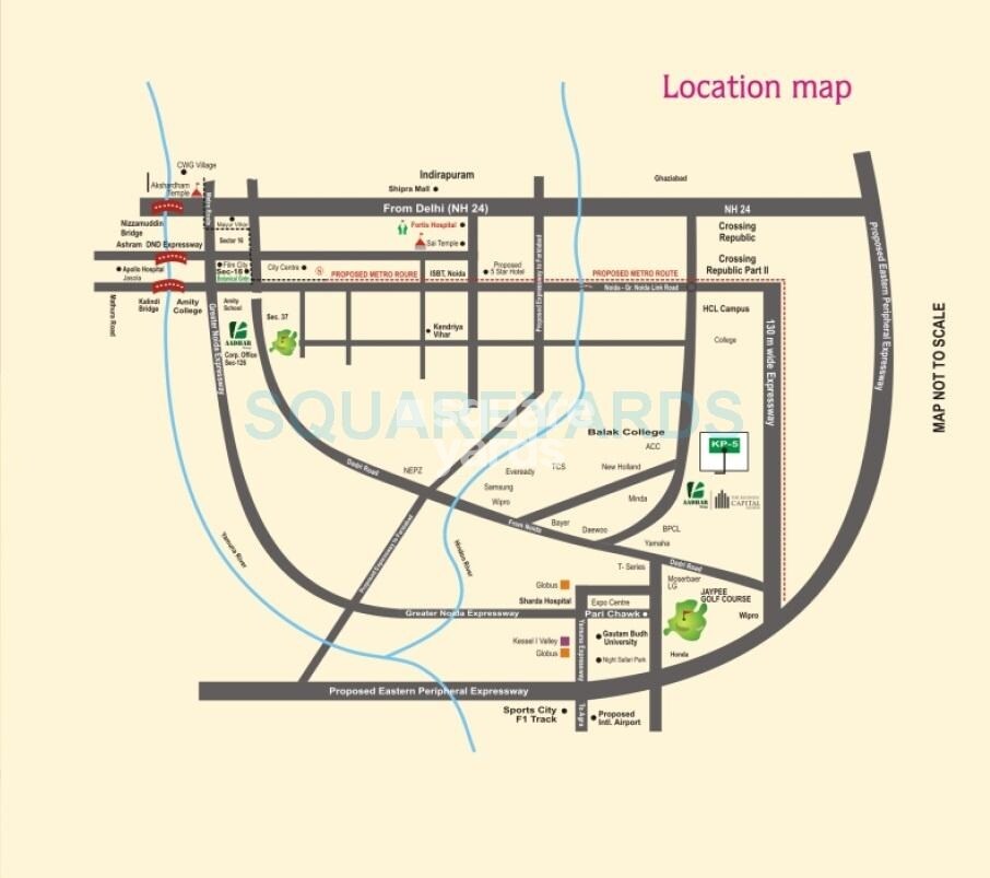 Aadhar The Business Capital High Rise Location Image