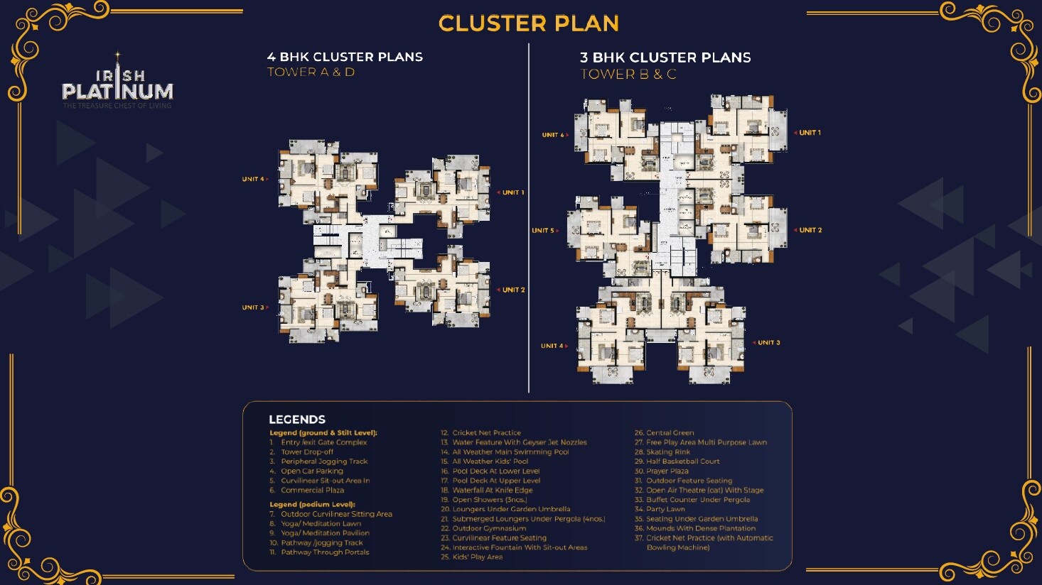 Irish Platinum Floor Plans