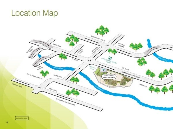 Jaypee Green Crescent Court Location Image