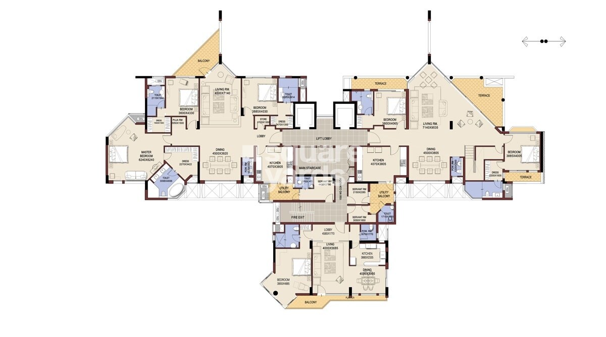 Jaypee Green Sea Court Floor Plans