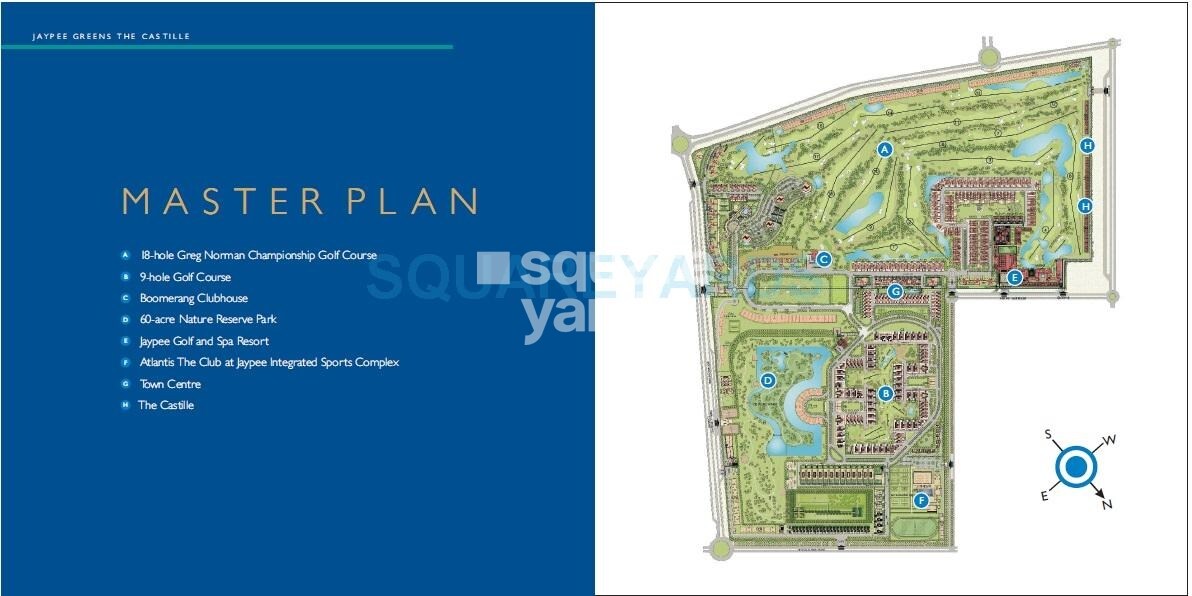 Jaypee Greens The Castille Master Plan Image