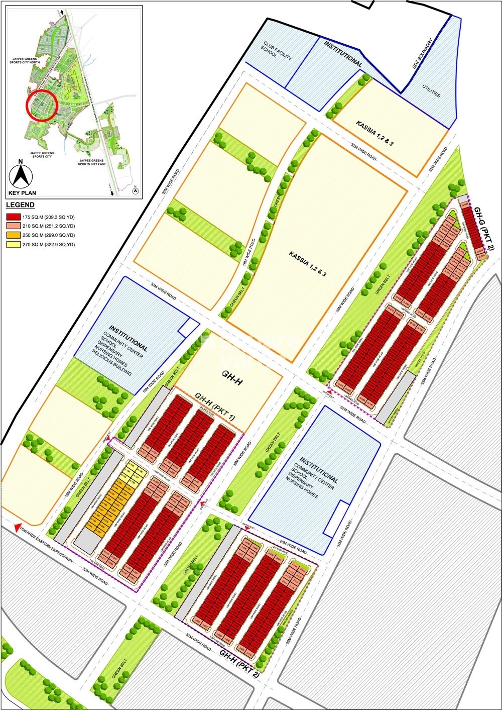 Jaypee Greencrest Homes Master Plan Image