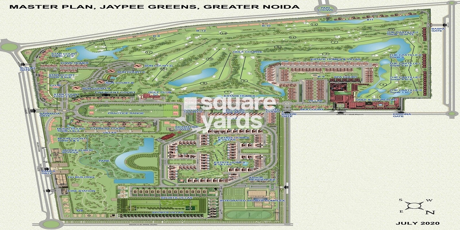 Jaypee-Greens-Ashok-Residence_a collage of photos of a house