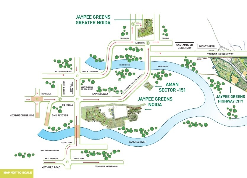 Jaypee Greens Kassia Location Image