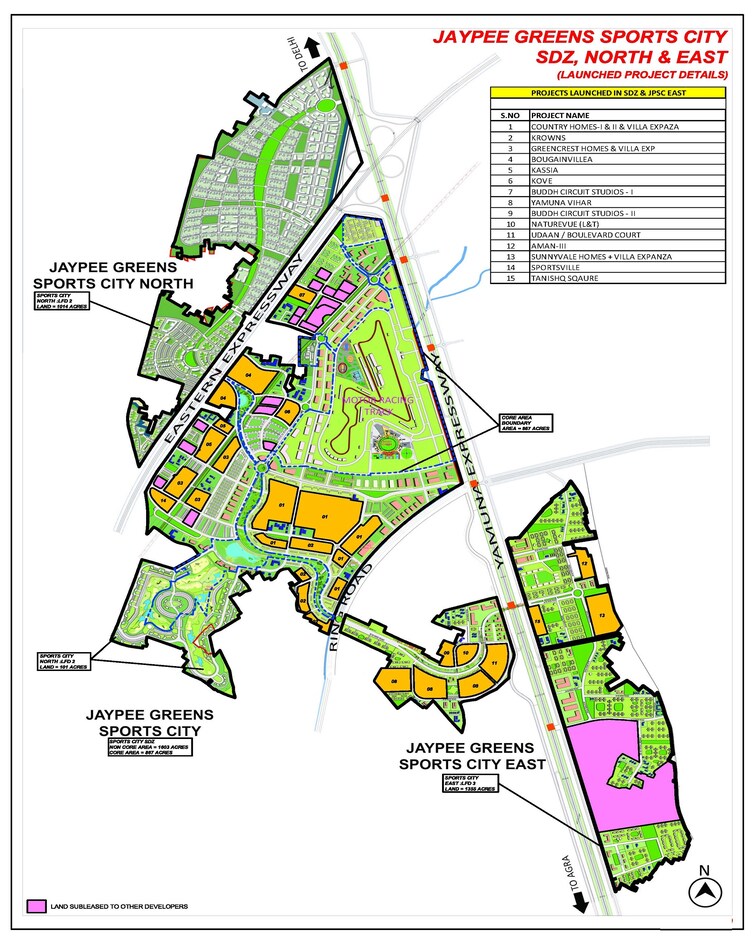 Jaypee Greens Kassia Master Plan Image 2