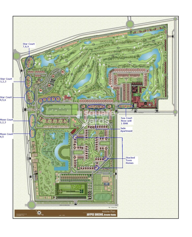 Jaypee Greens Star Court Master Plan Image