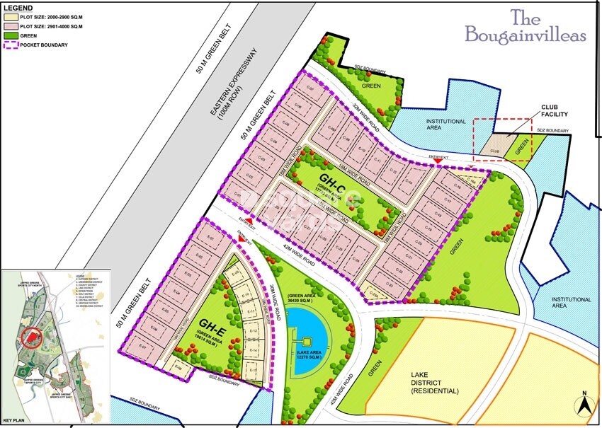 Jaypee Greens The Bougainvilleas Master Plan 1