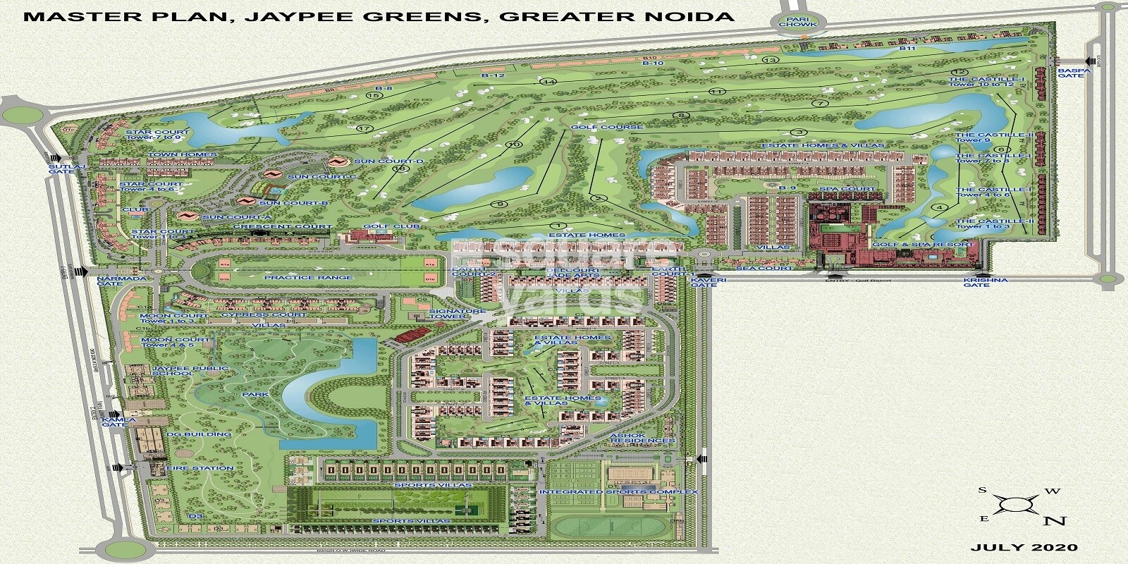 Jaypee Spa Court Master Plan 1